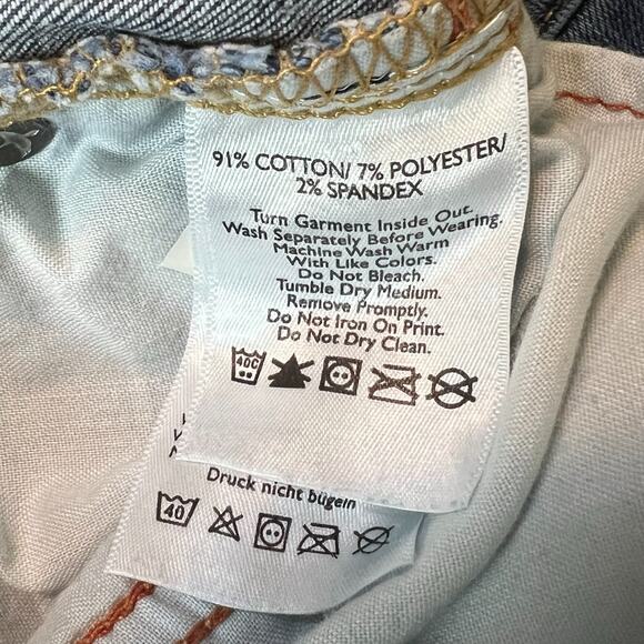 Eddie Bauer Curvy Bootcut Jeans Women’s 10 Blue Denim - Picture 4 of 10